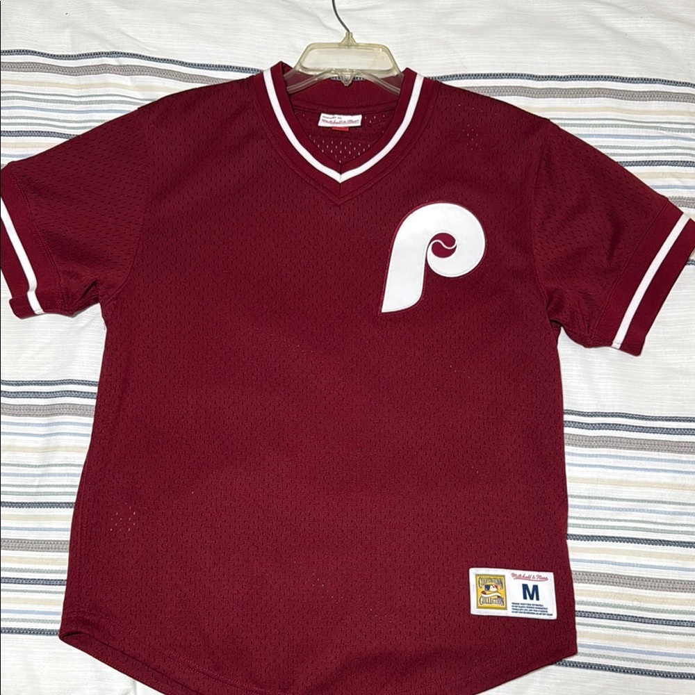 Majestic Red Jersey Classic Sports Shirt